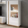 Vetrinetta 72x154h cm 1 anta bianco rovere Noa Gihome®