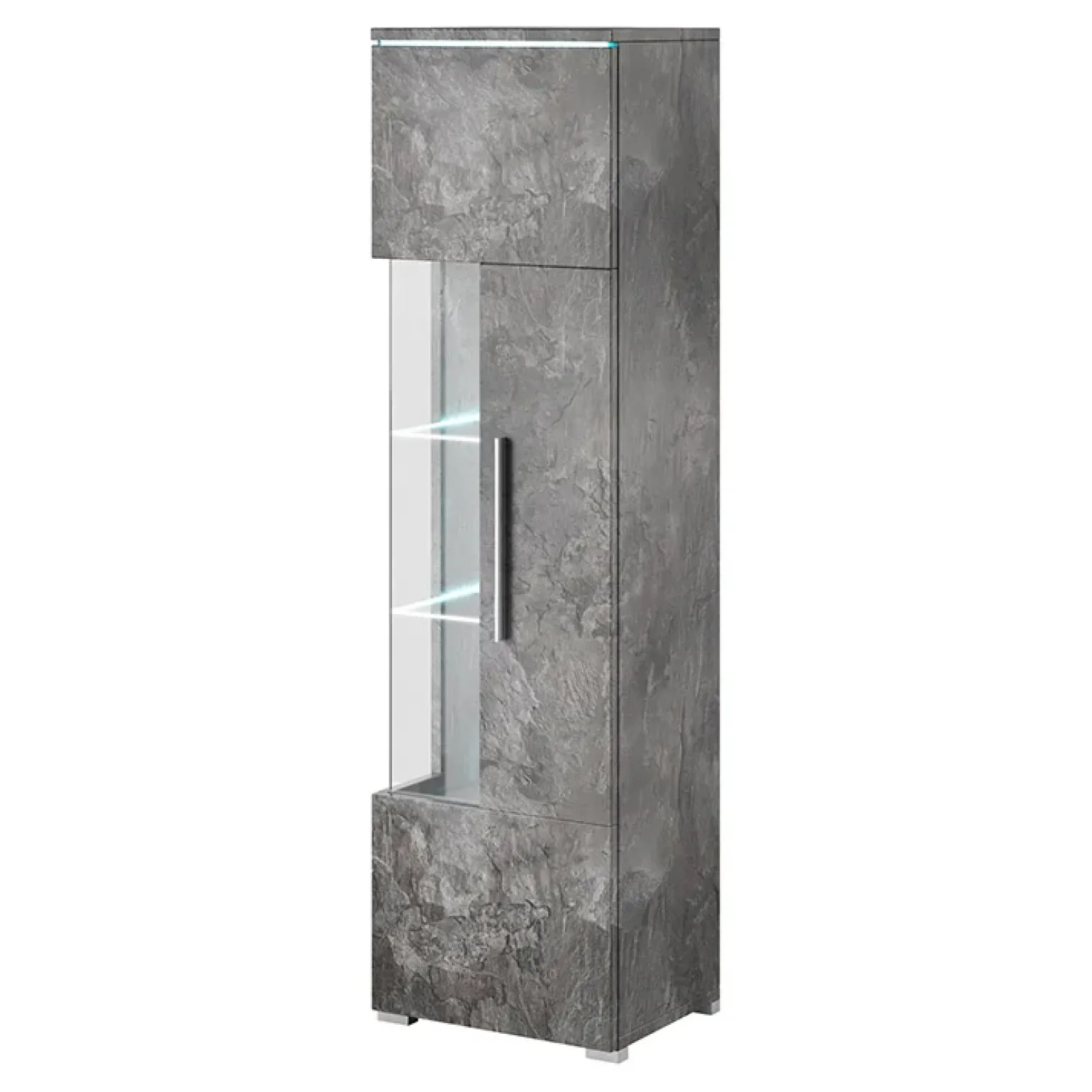 Vetrinetta 45x160h cm 1 anta destra ossido Frisk