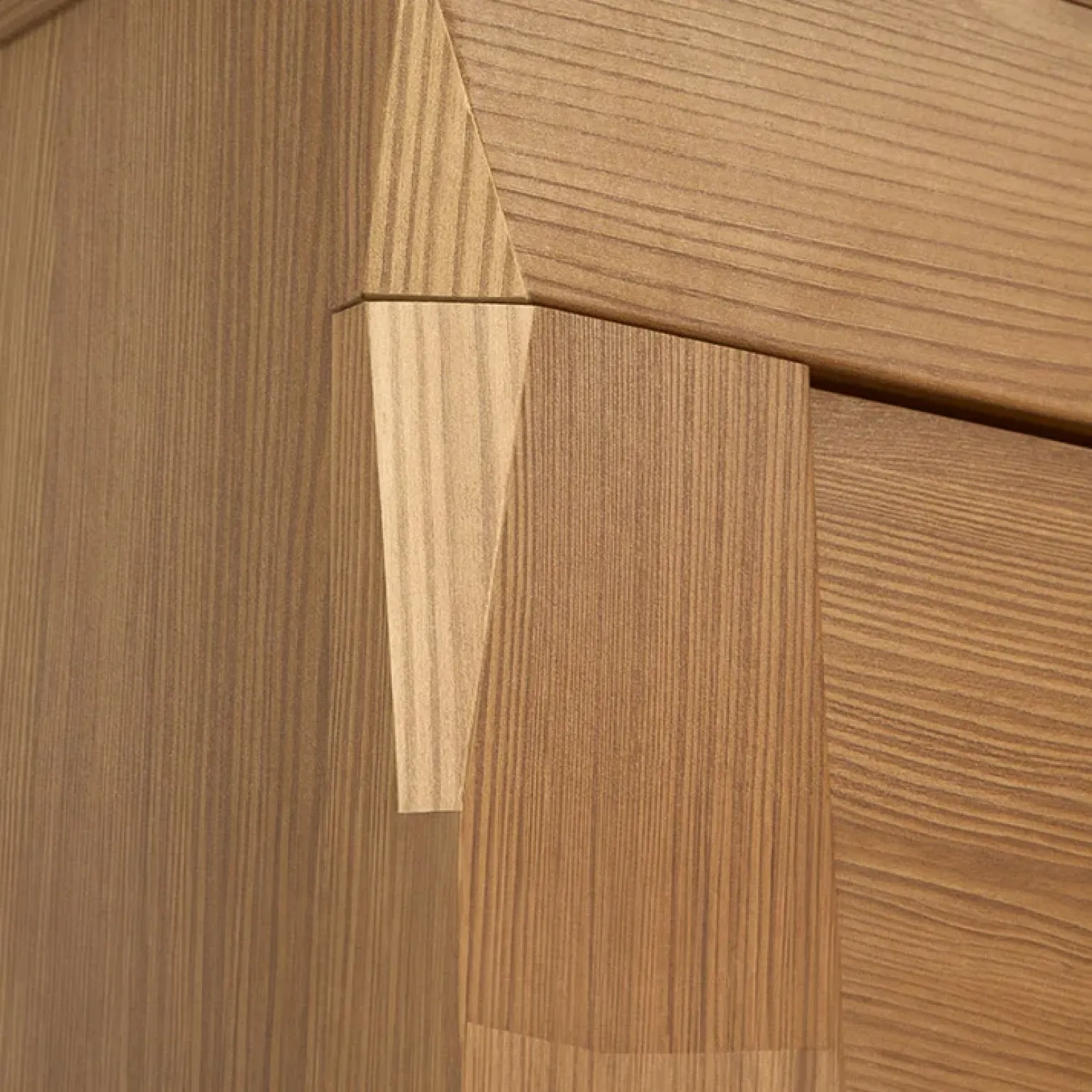 Vetrinetta 102x202h cm 4 ante rovere scuro Lucca